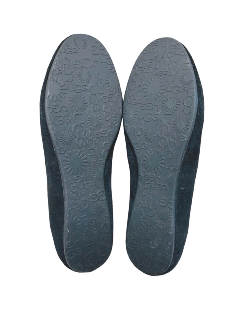 ✨UGG Australia Black Suede Crystal Bow Slip-On Loafer- Business Casual- Preppy✨ - Picture 6 of 7